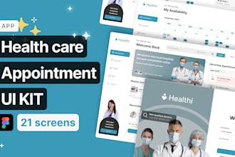 develop a healthcare telemedicine app website, appointment booking mobile app