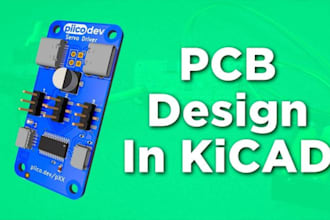 design circuit and pcb layout in kicad, proteus, easyeda, altium