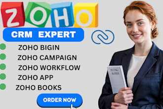setup, automate zoho CRM, zoho bigin, zoho campaigns, zoho apps for you business