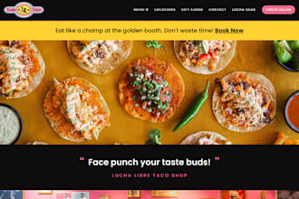 square online restuarant website food delivery website square bookiing  redesign