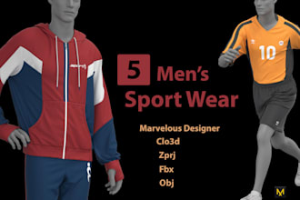 create 3d clothes, 3d garments, in clo3d either for games or rendering