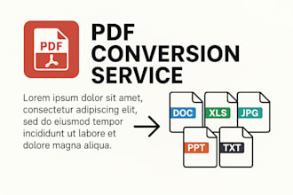 be your reliable PDF conversion specialist