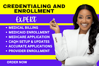 credentialing, medical billing, medicare provider, enrolment medicare, medicaid