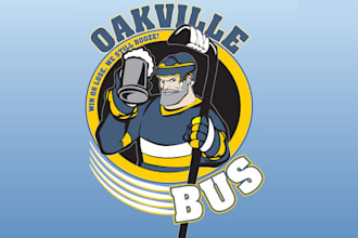 design creative hockey team logo