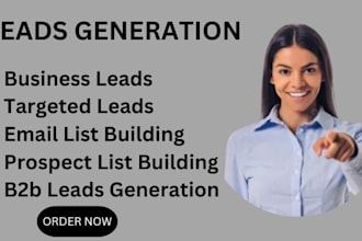 do b2b leads generation, linkedin leads, and targeted business lead list