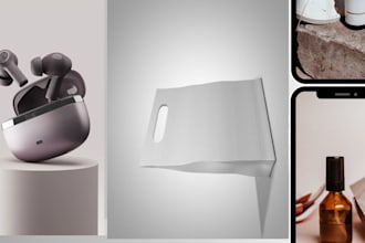 create 3d product animation, mockups, models, and interactive 3d configurators