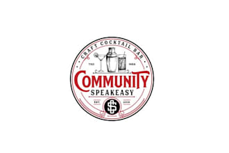 design awesome classic speakeasy badge logo