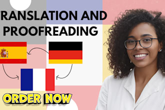 translate, edit and proofread your german, spanish, french book or text
