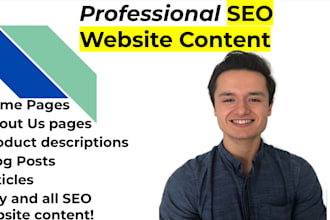 provide SEO content writing and website copywriting services