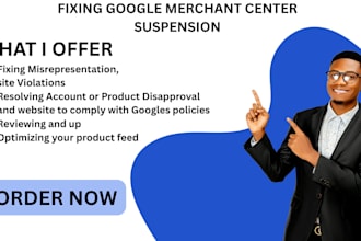 fix google merchant center suspension merchant misrepresentation gmc reapprove