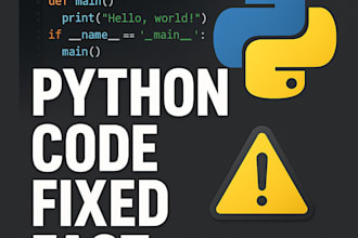 debug and fix your python script fast