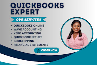do setup, clean up and bookkeeping in quickbooks online, xero and wave