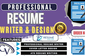 professional ats federal executive tech resume writing cover letter service