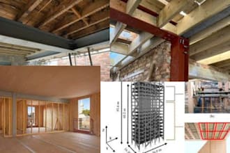 draw stunning structure engineer UK US design timber, steel concrete calculation
