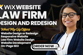 build attorney, lawyer, law firm, legal website on wix, squarespace, wordpress