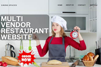 build multi vendor restaurant website woocommerce wordpress ecommerce website