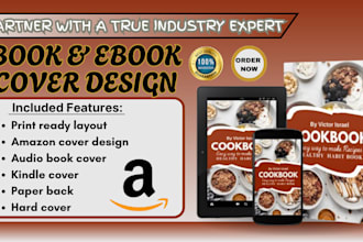 create unique kdp book cover and kindle ebook cover for amazon success
