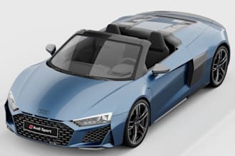 do realistic 3d car modeling and realistic 3d rendering