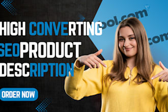 write and optimize SEO product descriptions for bolcom listings