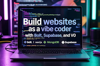 build websites as a vibe coder with bolt , supabase and v0