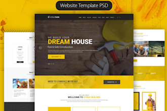 build a modern plumbing construction business website with SEO optimization