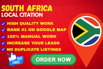top 150 local citation for south africa, ethiopia, egypt, nigeria