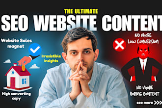 be your seo website content writer and blog post copywriter