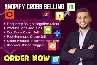 setup shopify cross selling up cart after sell easy sell bold upsell reconvert