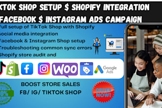 fix, approve tiktok shop setup manage product listing sync tiktok integration