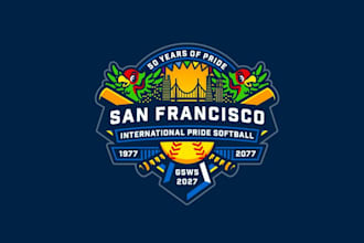 design basketball football baseball sports logo for you