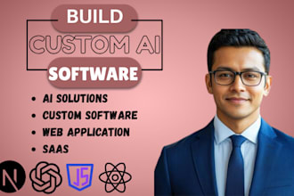 build your custom ai web application software as a full stack developer