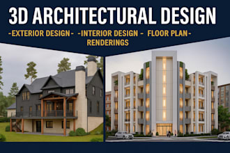 design 3d exterior renderings house warehouse design commercial spaces