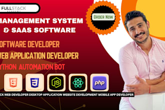 develop ai web app full stack web developer saas software mern stack developer