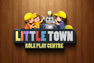 do custom childcare, daycare, school, baby, education kids, and children logo