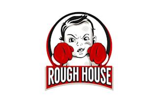 create rough gerber baby logo