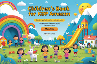 do african american children story book illustration, children book cover