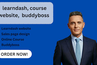 design learndash, course website, learndash lms, buddyboss