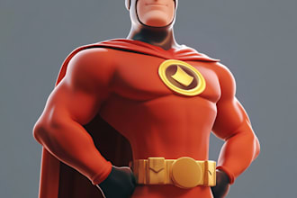 design cartoon character superhero etc from your photos