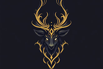 make medieval, fantasy, rpg, rustic, scifi and game logo