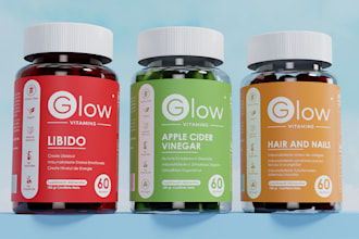 design premium supplement packaging and product labels that sell