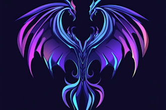 make 3d emblem logo with fantasy game style