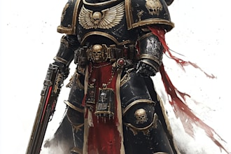 draw warhammer 40k character