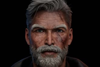 sculpt or texture realistic 3d characters and creatures