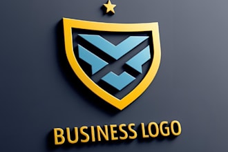 do high quality business logo design design badge crest coat of arm design