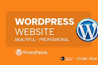 create a unique, beautiful wordpress website