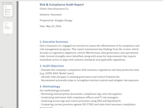 analyze and improve your data compliance and risk controls
