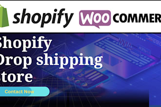 set up your shopify dropshipping or brand store professionally