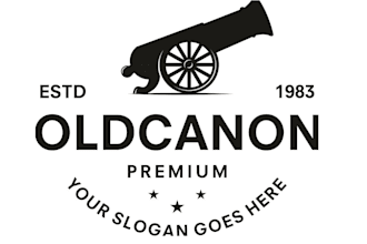 design attractive cannon logo for 24 hour