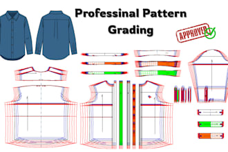 do professional pattern grading with high quality