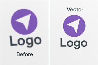 create a high quality vector copy of your logo without using ai